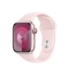 Apple Watch S9 Cellular 41mm Pink Alu Case w Light Pink Sport Band - S/M (DEMO)