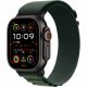 Apple Watch Ultra2 v2 Cellular 49mm Black Titanium Case with Dark Green Alpine Loop - Medium (DEMO)