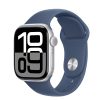 Apple Watch S10 GPS 42mm Silver Alu Case with Denim Sport Band - S/M (DEMO)