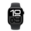 Apple Watch S10 GPS 42mm Jet Black Alu Case with Black Sport Band - S/M (DEMO)