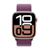 Apple Watch S10 GPS 42mm Rose Gold Alu Case with Plum Sport Loop (DEMO)