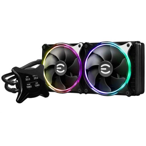 EVGA -  CLC 280 mm All-In-One RGB LED CPU Vízhűtés/univerzális - 400-HY-CX28-V1