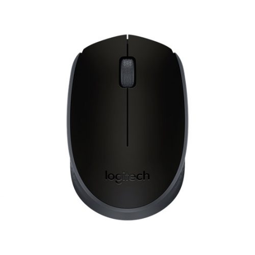 Logitech M171 vezeték nélküli egér fekete-szürke USB (910-004424) 