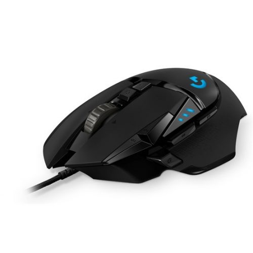 Logitech G502 Hero Gamer egér - Fekete