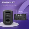 Tronsmart HALO 200 (120W, 2-Mic, Karaoke), Fekete, hangszóró