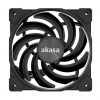 Akasa - Case Fan - 12cm - Alucia XS12 Black - AK-FN122-BK