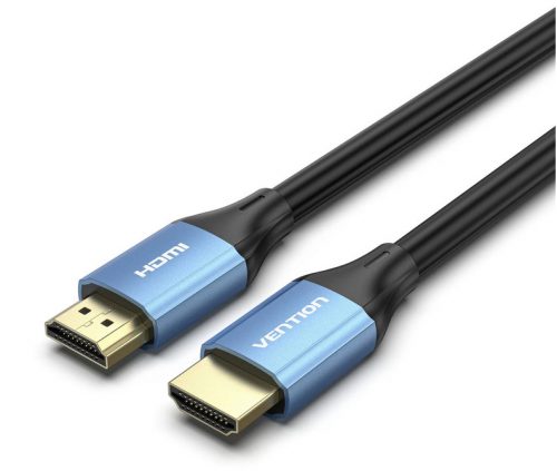 Vention HDMI/M -> HDMI/M (4K, HD, Alu, kék), 1m, kábel