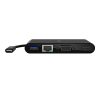 Belkin USB-C Multimedia + Charge Adapter (GBE - HDMI - VGA - USB-A) - Black (100W PD) - Black