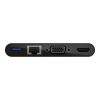 Belkin USB-C Multimedia Adapter (GBE - HDMI - VGA - USB-A) - Black