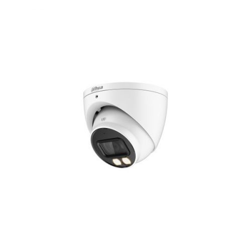 Dahua Analóg turretkamera - HAC-HDW1500T-IL-A (SmartColor, 5MP, 2,8mm, kültéri, IR40m+LED40m, IP67, mikrofon, 12VDC)