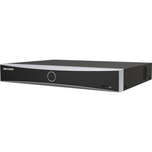 Hikvision NVR rögzítő - DS-7608NXI-K1/8P (8 csatorna, 80Mbps rögzítési sávszél., H265, HDMI+VGA, 2xUSB, 1x Sata, 8x PoE)