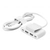 Belkin BOOST CHARGE 4-Port_USB Power Extender_- White