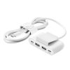 Belkin BOOST CHARGE 4-Port_USB Power Extender_- White