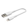 Belkin BOOST CHARGE USB-A to Lightning Cable, PVC - 0,15M - White