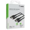 Belkin BOOST CHARGE USB-A to Lightning Cable, PVC - 1M (2 PK) - Black