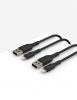 Belkin BOOST CHARGE USB-A to Lightning Cable, PVC - 1M (2 PK) - Black