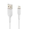 Belkin BOOST CHARGE USB-A to Lightning Cable, PVC - 1M (2 PK) - White