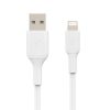 Belkin BOOST CHARGE USB-A to Lightning Cable, PVC - 1M (2 PK) - White