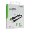 Belkin BOOST CHARGE USB-A to Lightning Cable, Braided - 0,15M - Black