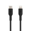 Belkin BOOST CHARGE USB-C to Lightning Cable, PVC - 1M - Black