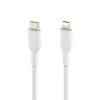 Belkin BOOST CHARGE USB-C to Lightning Cable, PVC - 1M - White