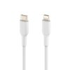 Belkin BOOST CHARGE USB-C to Lightning Cable, PVC - 1M - White