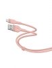 Belkin BOOST CHARGE Flex Silicone cable USB-A to Lightning - 1M - Pink