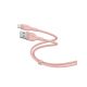 Belkin BOOST CHARGE Flex Silicone cable USB-A to Lightning - 1M - Pink