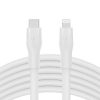 Belkin BOOST CHARGE Flex Silicone cable USB-C to Lightning - 3M - White