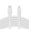 Belkin BOOST CHARGE Flex Silicone cable USB-C to Lightning - 3M - White