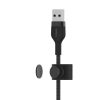 Belkin BOOST CHARGE PRO Flex USB-A to LTG, Braided Silicone Cable - 1M - Black