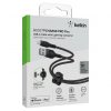 Belkin BOOST CHARGE PRO Flex USB-A to LTG, Braided Silicone Cable - 1M - Black