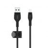 Belkin BOOST CHARGE PRO Flex USB-A to LTG, Braided Silicone Cable - 2M - Black