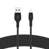 Belkin BOOST CHARGE PRO Flex USB-A to LTG, Braided Silicone Cable - 3M - Black