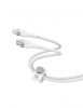 Belkin BOOST CHARGE PRO Flex USB-C to LTG, Braided Silicone Cable - 1M - White