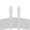 Belkin BOOST CHARGE PRO Flex USB-C to LTG, Braided Silicone Cable - 3M - White