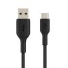 Belkin BOOST CHARGE USB-A to USB-C Cable, Braided - 1M - Black