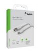 Belkin BOOST CHARGE USB-A to USB-C Cable, Braided - 1M - White