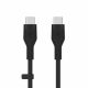 Belkin BOOST CHARGE Flex Silicone cable USB-C to USB-C 2.0 - 1M - fekete