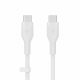 Belkin BOOST CHARGE Flex Silicone cable USB-C to USB-C 2.0 - 1M - White