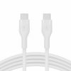 Belkin BOOST CHARGE Flex Silicone cable USB-C to USB-C 2.0 - 1M - White