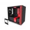 NZXT mITX - H210i Matt fekete/piros - CA-H210I-BR