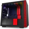 NZXT mITX - H210i Matt fekete/piros - CA-H210I-BR