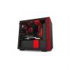 NZXT mITX - H210i Matt fekete/piros - CA-H210I-BR