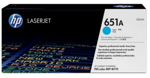 HP CE341A Toner Cyan 16.000 oldal kapacitás No.651A