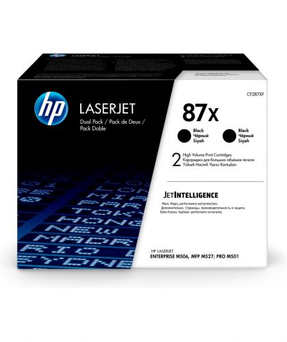 HP CF287XD Toner Black 2*18.000 oldal kapacitás No.87X