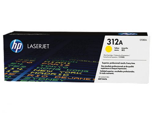 HP CF382A Toner Yellow 2.700 oldal kapacitás No.312A