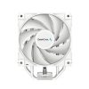 DeepCool CPU Cooler - AK400 WH (29 dB; max, 112,93 m3/h; 4pin csatlakozó, 4 db heatpipe, 12cm, PWM, fehér)