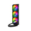 ID-Cooling CPU Water Cooler - ZOOMFLOW 360 XT V2 (25dB; max. 115,87 m3/h; 3x12cm, A-RGB LED)