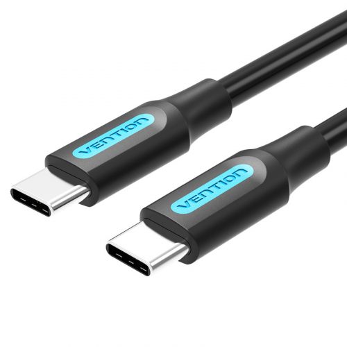 Vention USB-C 2.0/M, 1,5m, (fekete,PVC), kábel